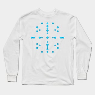 geometron blue f134 gmtrx Long Sleeve T-Shirt